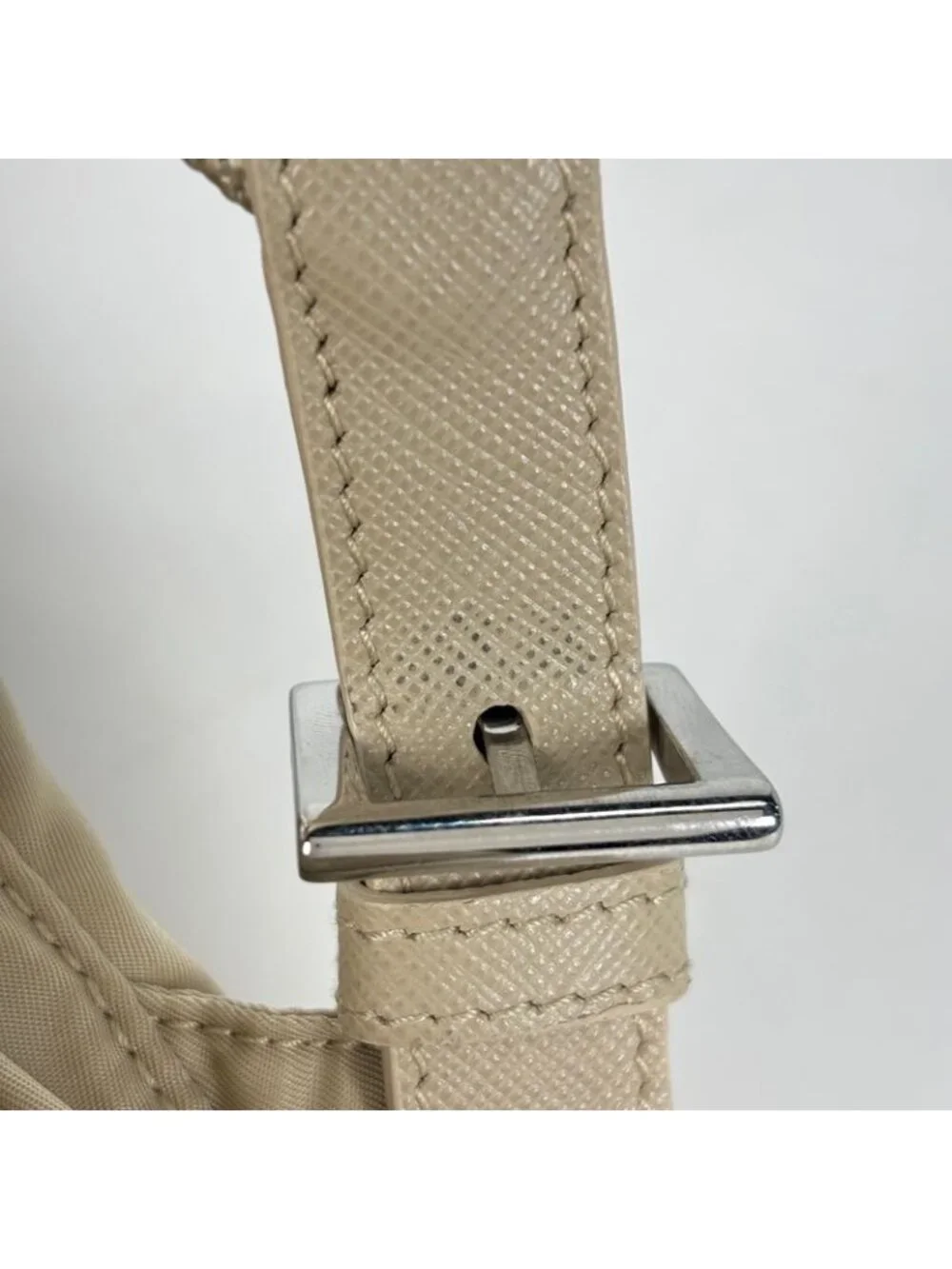 Prada Backpack Nylon Beige - Picture 7 of 10